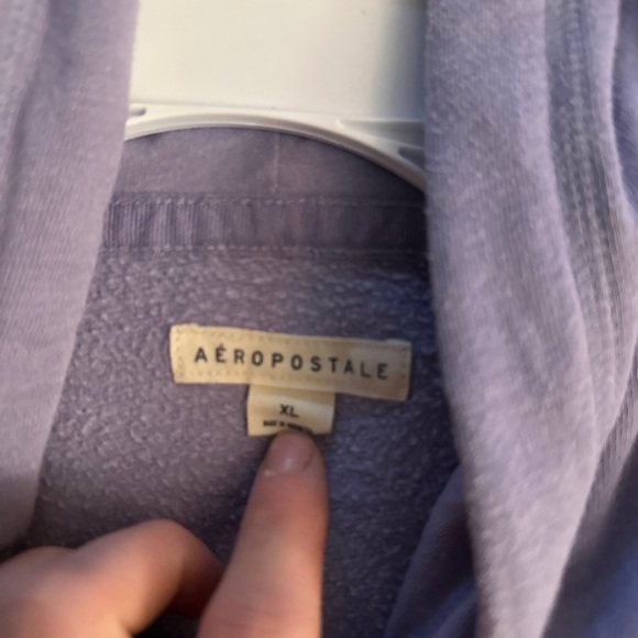 AEROPASTALE XL PURPLE HOODIE - Picture 2 of 4